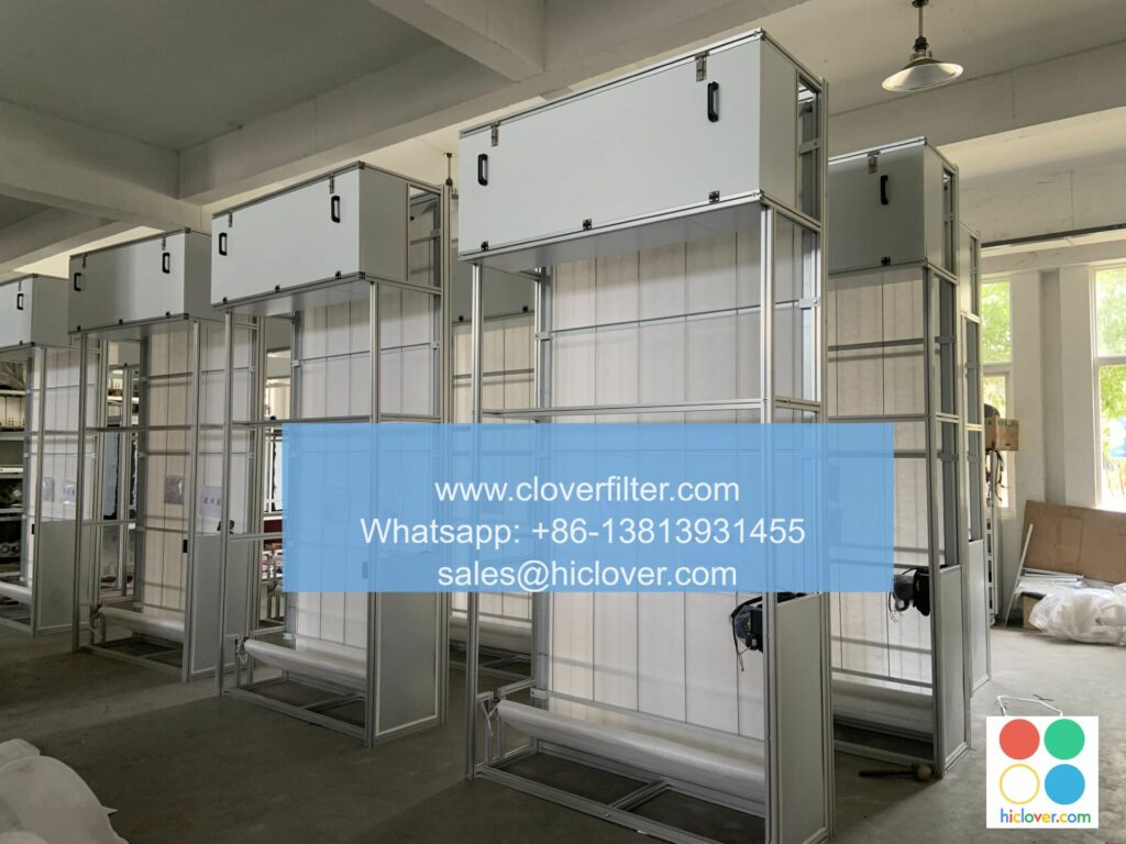 Automatic Roll Air Filters for Australian Mining Ventilation and Dust Control