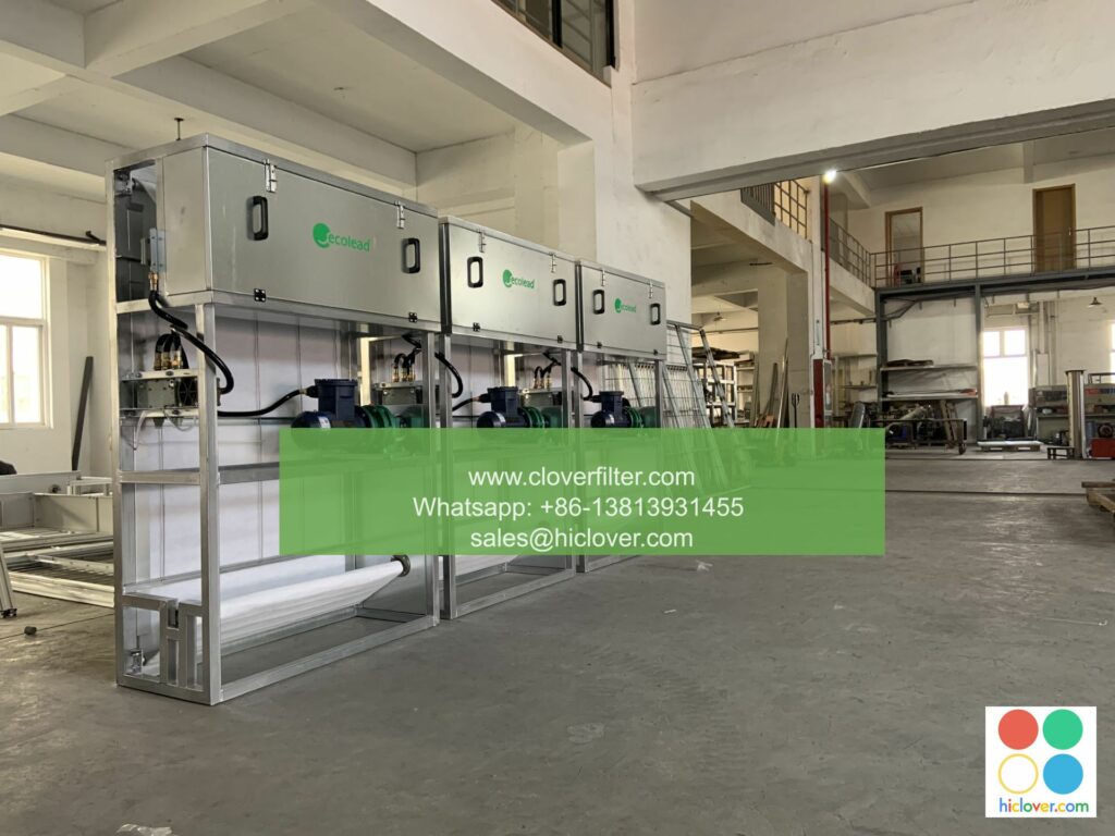 Automatic Roll Air Filters for High-Volume HVAC and Process Air Systems