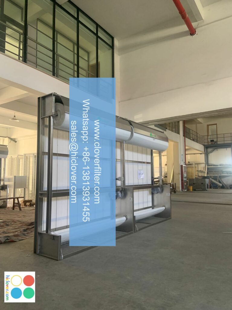 Automatic Roll Air Filters for High-Volume HVAC and Process Air Systems